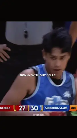 with belle: ??????✨ he becomes a baby when he’s with his jowa. TANGGAL ANGAS EH?! #donbelle #allstargames2025 #donnypangilinan #bellemariano #tanggalangas #kapamilyaforever #ABSCBN  