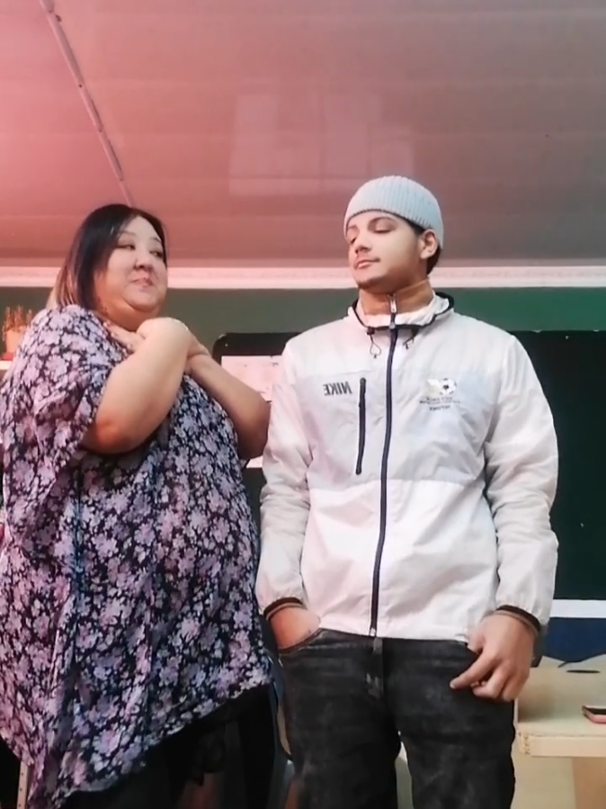 Me and my eldeat son.. He always up for craziness #letshearitfortheboy