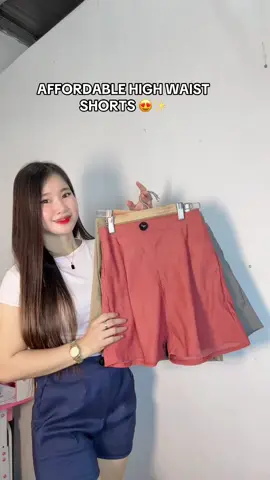 affordable high waist shorts 😍✨ #shorts #highwaistshorts #shortforwomen #pambahayshorts 