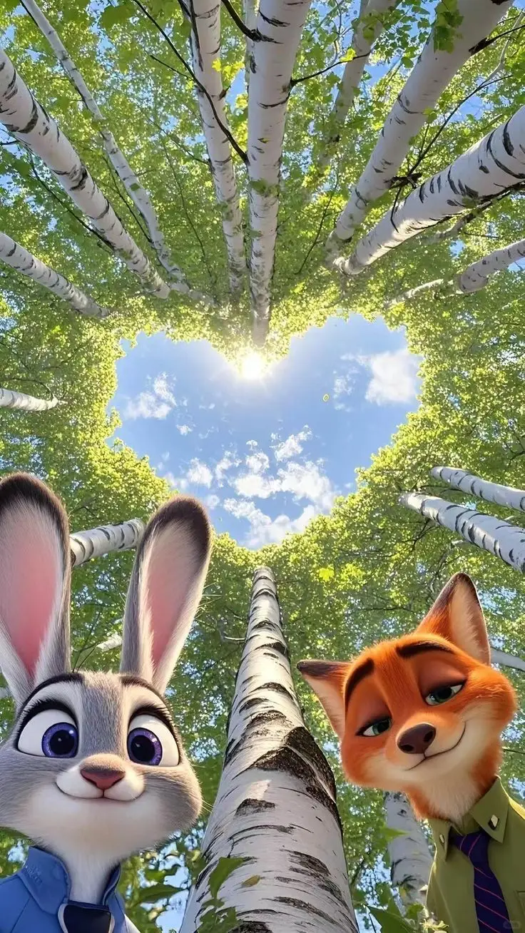 Step into the world of Zootopia with this adorable wallpaper featuring Judy Hopps and Nick Wilde! Perfect for fans of friendship, fun, and a touch of crime-solving charm. Let this dynamic duo bring smiles and positive energy to your screen! 🌟💙 #Zootopia #JudyHopps #NickWilde #DisneyWallpaper #ZootopiaWallpaper #AnimatedVibes #CuteCartoon#roselense 