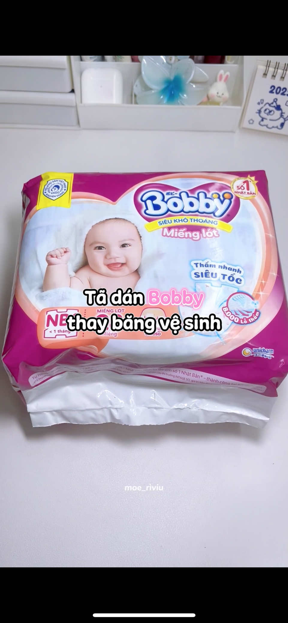 Tã dán Bobby thay băng vệ sinh #xuhuong #viral #tadanbobby #bvs #bangvesinh 