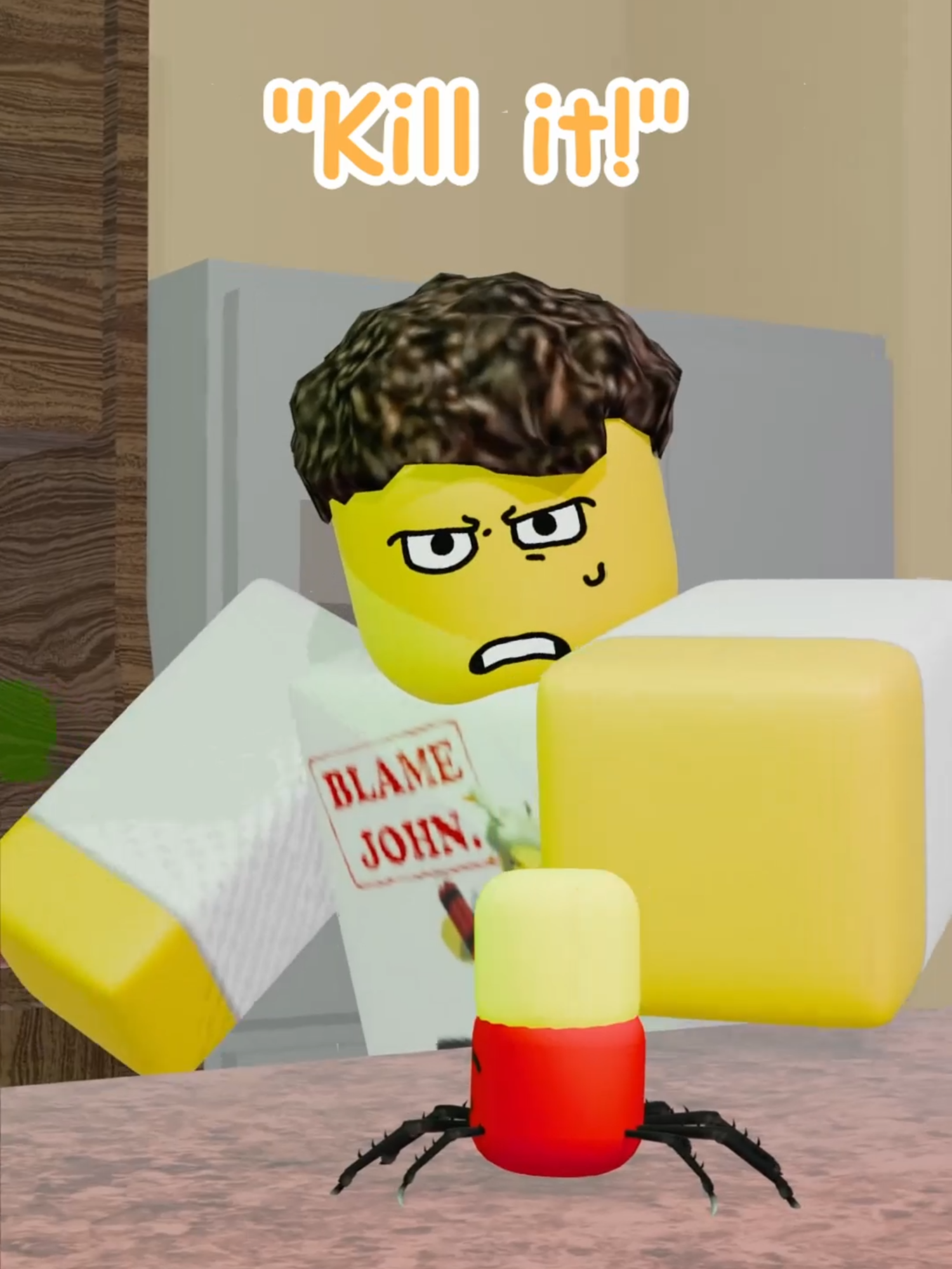 There's a Spider! (Forsaken) #fyp #fypシ゚viral #roblox #forsaken #recommended #robloxshorts #forsakenroblox #robloxanimation #memes #robloxmemes #animation You kill it, you're the man! Since when! IB: @HardstopLucas