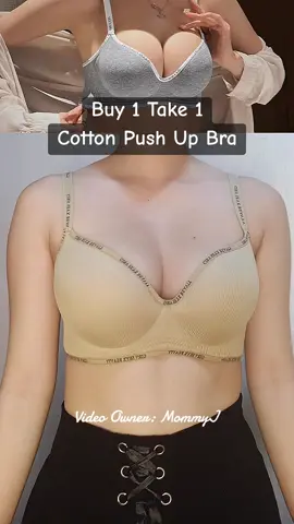Buy 1 Take 1 Cotton Push Up Bra #pushupbra #seamlessbra #seamlesspushupbra #wirelessbra #bra #liftingbra #brahacks #nonwirebra #cottonbra #fyp #foryou 