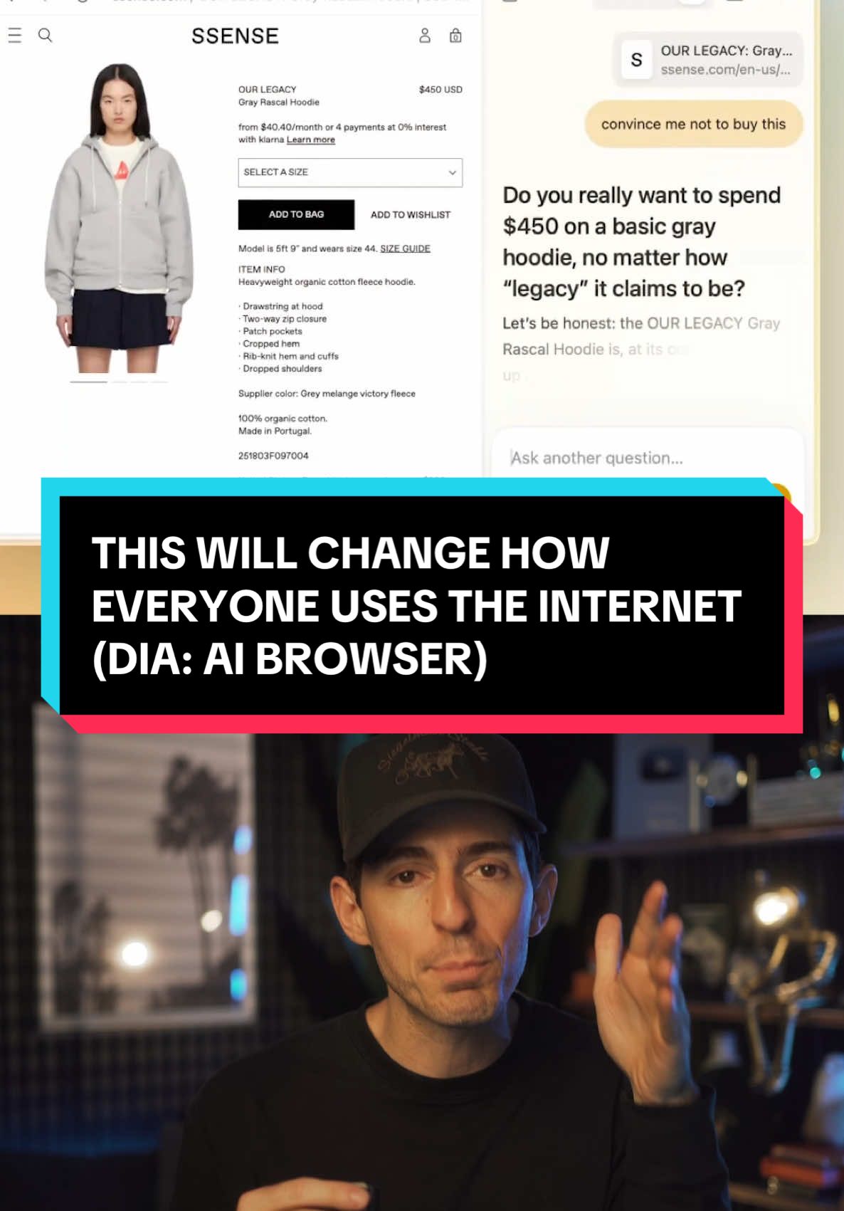 This AI browser will change how everyone uses the internet #ai #artificialintelligence #Tech #technology #techtok #internet #browser #coding #chatgpt 