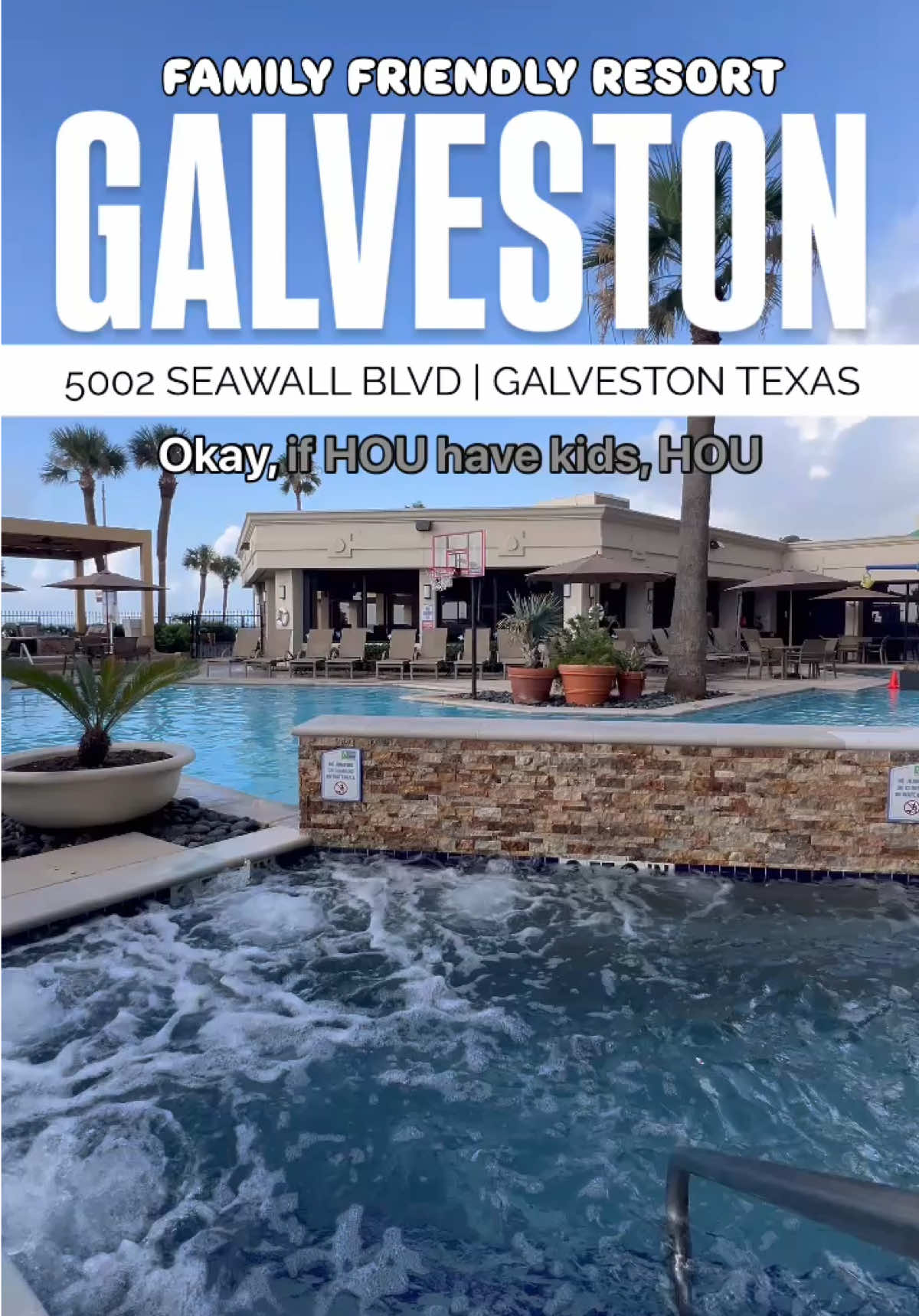 Hey y’all!! @thathoustonmom here and if HOU are trying to find a family friendly hotel on Galveston Island, I highly recommend the Holiday Inn Resort Galveston - On the Beach!!! It is located right on Seawall Blvd so you get a gorgeous view of the Gulf. @holidayinngalvestonresort  We stayed in a family suite. It had a king size bedroom, a kid bedroom with bunk beds, a super modern bathroom, and even a kitchen with a mini fridge and microwave.  We also loved the TEXAS sized pool, hot tub and kids club! The kids club is included in your stay and gives kids the opportunity to make fun crafts, enjoy sweet treats, play board & video games, and much more! @holidayinngalvestonresort  They also have two restaurants on site and offer room service dining and pool side dining. I highly highly recommend staying at the @holidayinngalvestonresort if you have kids! @Galveston Island, TX  📍5002 Seawall Blvd | Galveston Texas  🔗  BOOK your fun stay using the link in my bio!  FOLLOW @thathoustonmom 🏝️ #holidayinn #holidayinnresort #ihghotels #galveston #galvestontx #galvestontexas #galvestonisland #galvestonhotels #galvestonbeach #galvestonrestaurants #holidayinn #visitgalveston #pleasurepier #texasbeaches #carnivalcruiseline #royalcaribbeancruises #disneycruiseline #princesscruises #norwegiancruiseline #downtowngalveston #gulfofamerica #gulfofmexico 