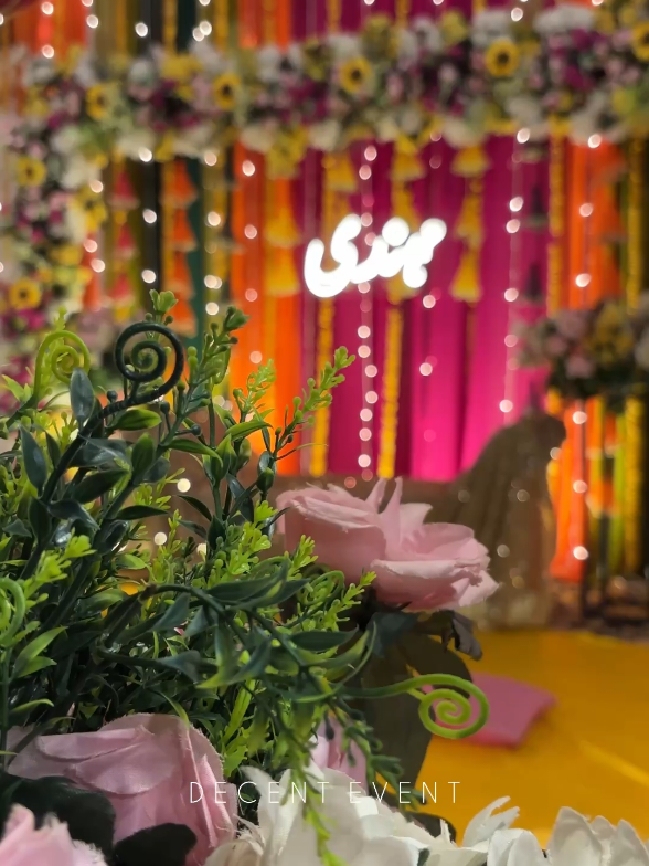 ”Who says Mehndi nights have to be ordinary? 🌃✨ Check out this rooftop transformation!” ✨Under the stars, wrapped in colors, music, and love! This rooftop Mehndi setup is where tradition meets elegance. Planning a Mehndi that’s vibrant, magical, and unforgettable? Let us bring your dream event to life! 💛🌙🌿 📍Rooftop vibes | 💐 Customized decor | 🔥 Live moments DM to book your perfect celebration! 💌 \#EventPlanner #MehndiMagic * Mehndi Decor * Rooftop Mehndi Setup * Event Planner * Wedding Decor Ideas * Pakistani Wedding * Outdoor Event Styling * Mehndi Night Vibes * Custom Event Design * Floral Decor Mehndi * Desi Wedding Planner #EventPlanner #EventStyling #LuxuryEvents #DesiEventPlanner #EventDesigner #eventplanning  #MehndiSetup #MehndiVibes #MehndiDecor #MehndiNight #MehndiFunction #RooftopEvent #UnderTheStars #OutdoorDecor #BohoWedding #RooftopVibes #PakistaniWedding #SouthAsianWeddings #ShaadiSeason #DesiWeddingVibes #karachievents 