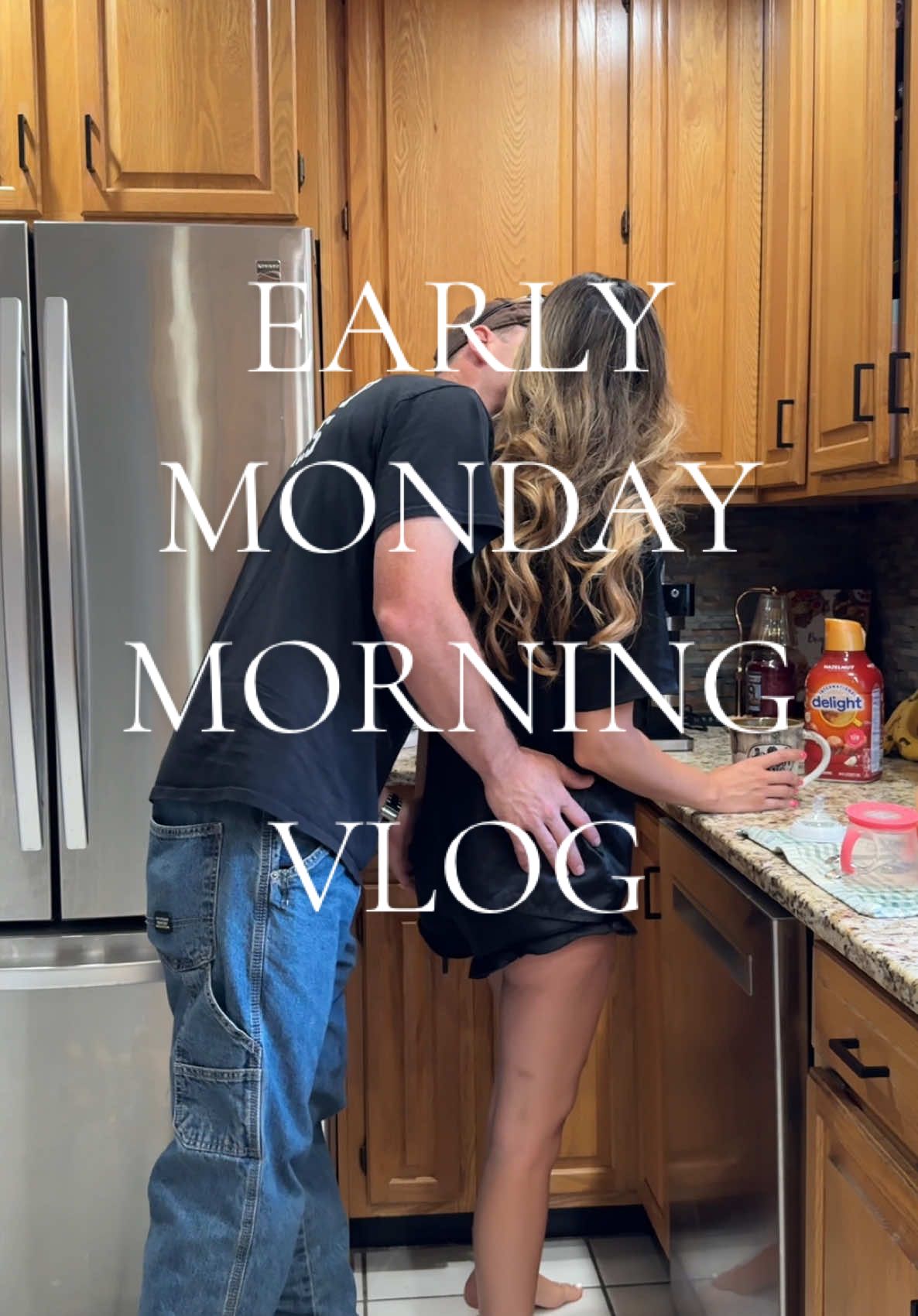 Poured my coffee by 630am + still haven’t finished it (shocker) lolll 🤪❤️🚒⚡️ #mondaymorningvlog #ditl #morningroutine #bluecollar #husbandandwife #motherhood #fyp 