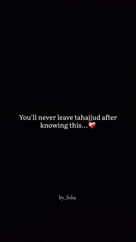 You’ll never leave Tahajjud again after this. Miracles happen when hearts wake up at night. Talk to Allah — He’s waiting. 🌙🤍 #tahajjud #islamictiktok #allahiswithyou #nightprayer #muslimtok #duapower #faithbooster 