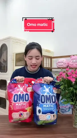 Nước giặt Omo matic túi lớn khổng lồ tiết kiệm. #nuocgiat #omomatic #nhacuaenn 