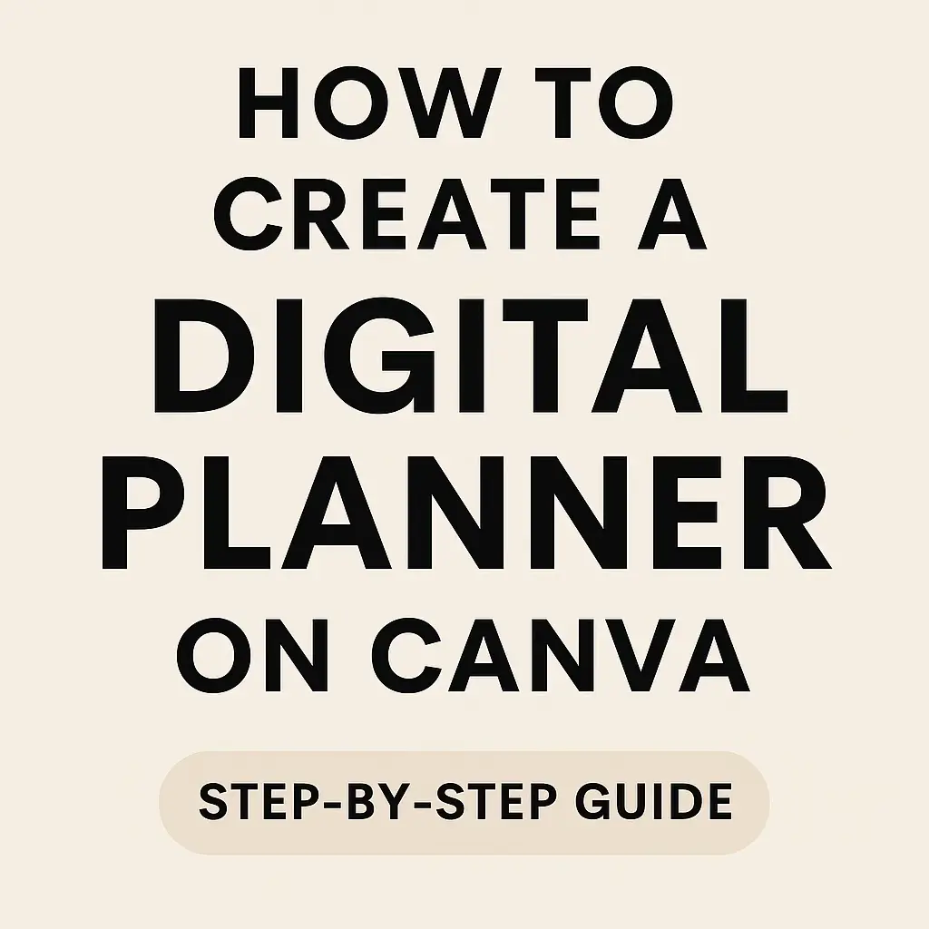 Learn how to create a beautiful and functional digital planner using Canva — no design skills needed! This step-by-step tutorial will walk you through everything from planning your layout to designing, linking, and exporting your digital planner for iPad apps like GoodNotes or selling on Etsy, Gumroad, and more. Perfect for beginners looking to monetize their creativity or stay organized in style. #DigitalPlanner #CanvaTutorial #PlannerDesign #HowToCreatePlanner #GoodNotesPlanner #CanvaForBeginners #EtsySellerTips #PassiveIncomeIdeas #PlannerAddict #DigitalProductCreation #WorkFromHomeIdeas #CanvaTemplates #DigitalPlanning #MakeMoneyOnline #CanvaDesign