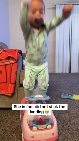 she’s okay by the way, this was just too funny 😂 thanks for the free entertainment baby girl #MomsofTikTok #toddlersoftiktok #parentsoftiktok #toddlerfail #fyp 
