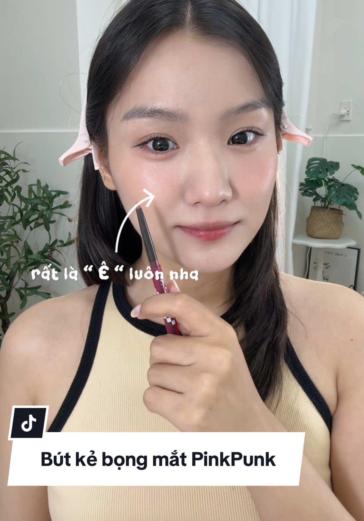 Ê nha rất là ê luôn á, giờ mới hiểu tầm quan trọng của bọng mắt đó nha 🤭 #hoangaanh #hgaanh #review #kebongmat #pinkpunk #butkemat #chikevienmoi #chikebongmat #makeup #goclamdep #xuhuong #fyp 