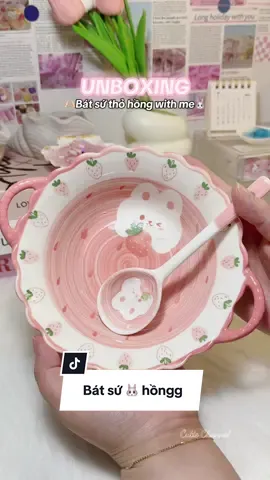 Bát xinh ăn cơm ngon x2 lunn nè😝🤤#review #dethuong #cute #fyp #foryou #xuhuong #unbox #batdangiu #cutiechannel 