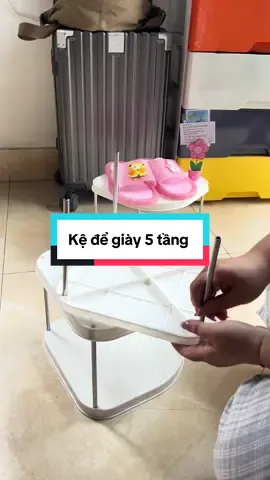 Cách lắp đơn giản kệ để giày 5 tầng thông minh, đa năng khi sử dụng #giadung #kegiaydep #kegiay5tang #kedanang #dogiadung