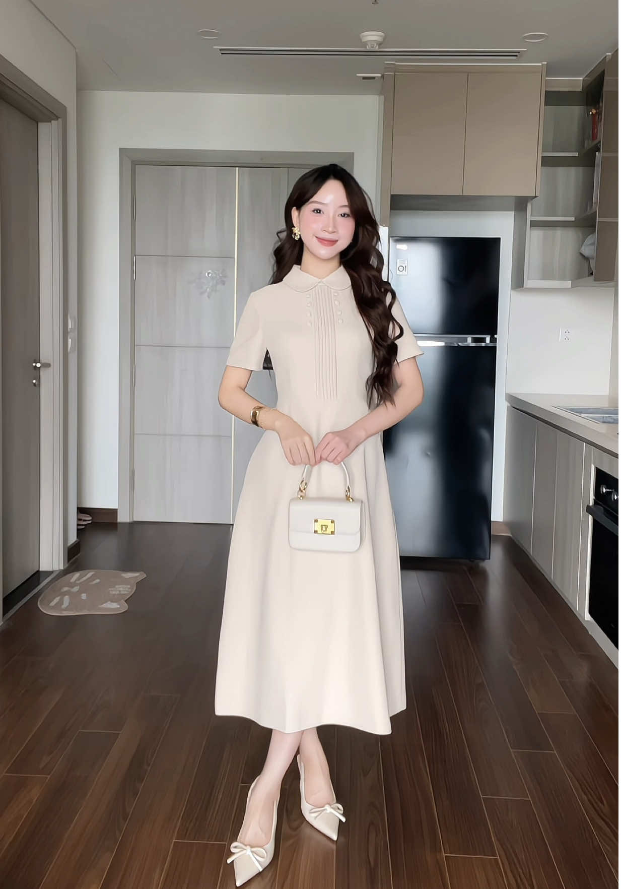 Sang trọng thanh lịch nè #elegantstyle #vaythanhlich #vaydangdai #thoitrangnu #review #videoviral #xuhuong #myoutfit #docongso 