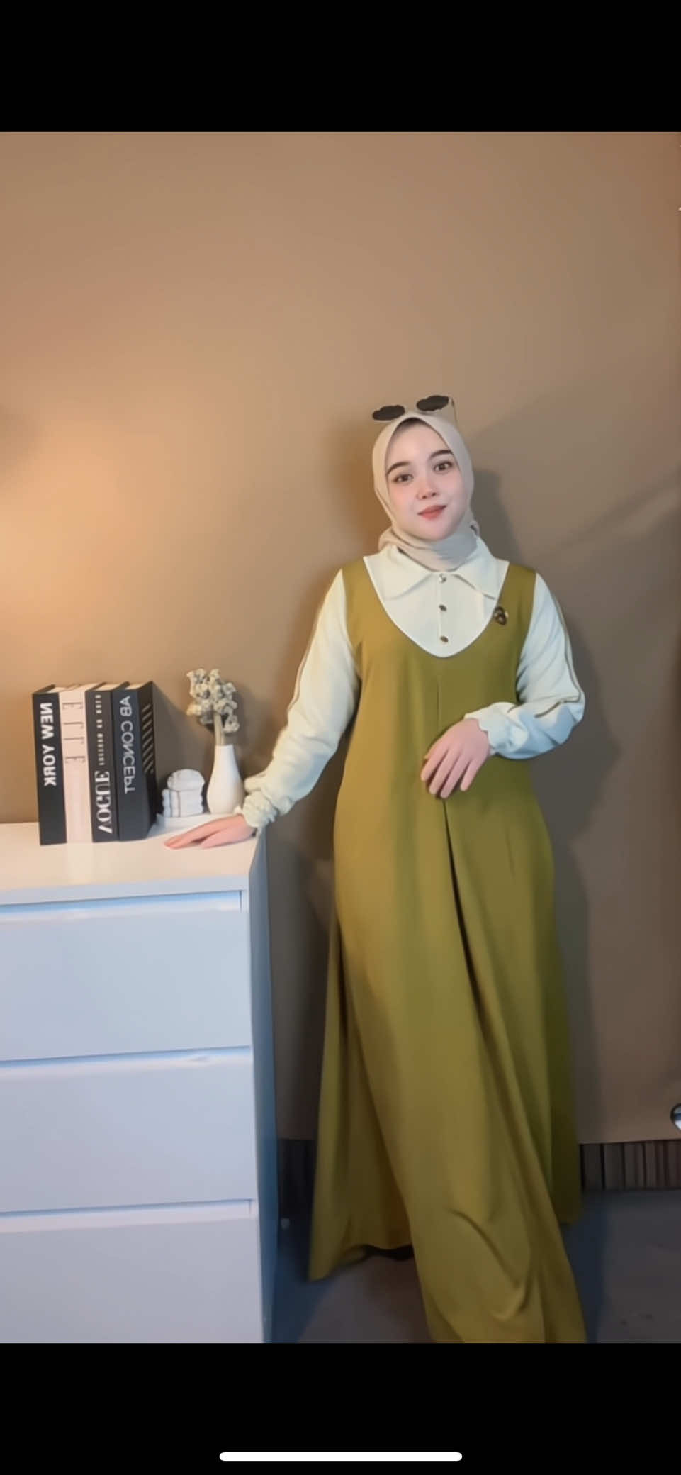 #gamis #dres #dresmurah #dresmewah #knit #ootdhijab #rekomendasioutfit #fyp 