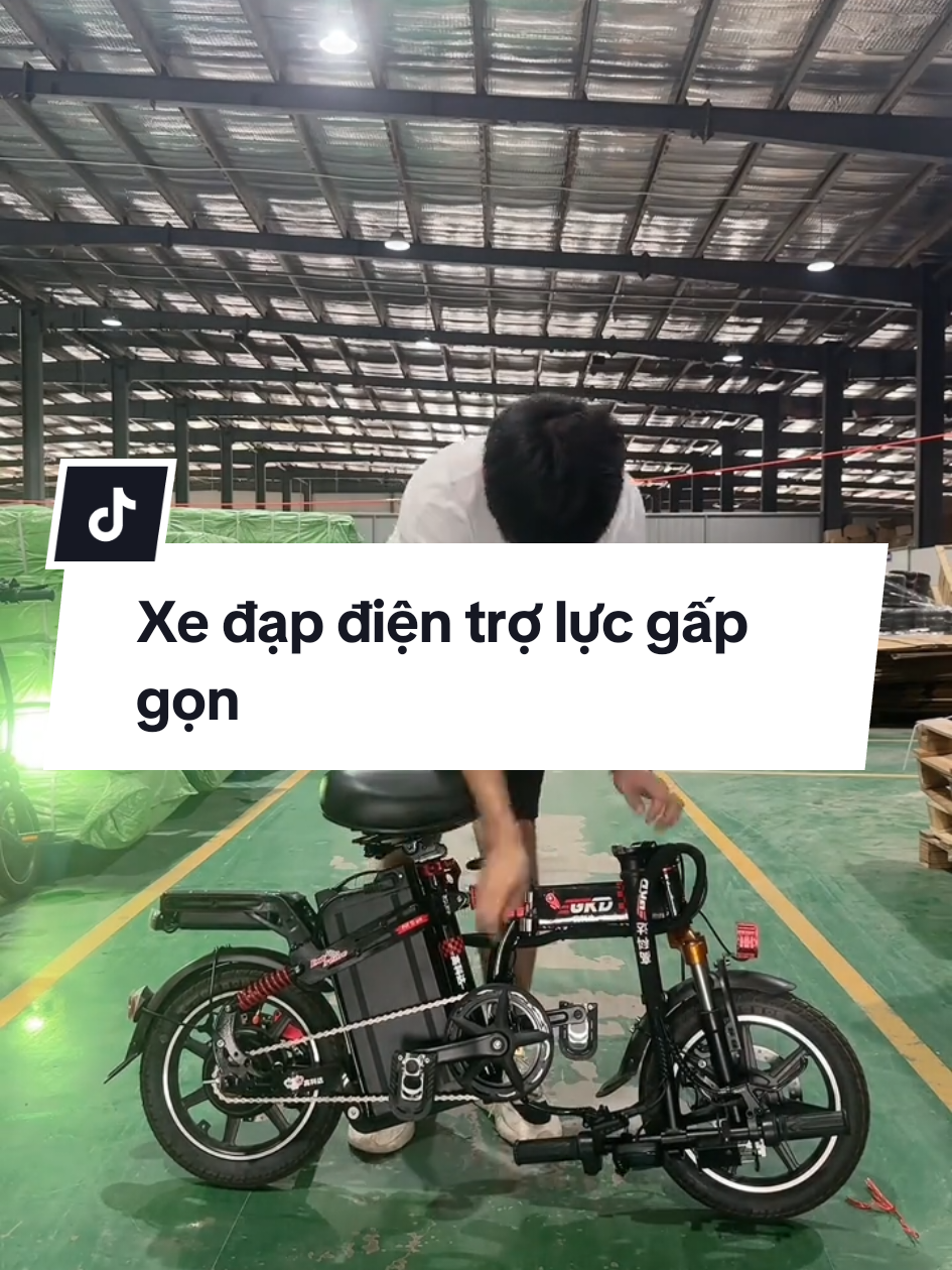 Xe đạp điện  trợ lực gấp gọn.  xe đạp điện, #xhuongtiktok #xedapdientroluc #xedapdiengapgon #xedapdien #muataitiktok 