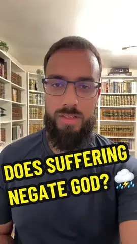 The Problem of Evil – A Flawed Premise The logical problem of evil collapses once you allow that suffering might have a purpose. Free will, moral growth, and the greater good justify suffering in a world of meaning. Temporary pain doesn’t disprove a wise Creator. Islam teaches this life is a test — not paradise. “We will test you with something of fear, hunger, and loss… but give good news to the patient” (Qur’an 2:155). What appears evil may have unseen benefit. #muslimtiktok #islamictiktok #god #theologytiktok #islam 