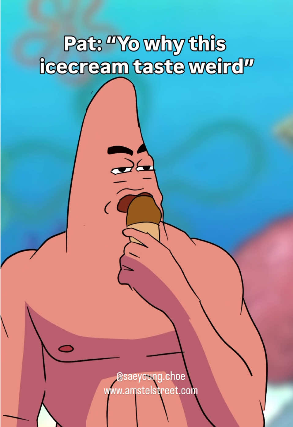 Twinn… Share some of dat 😳 #patrickstar #patrickmeme 
