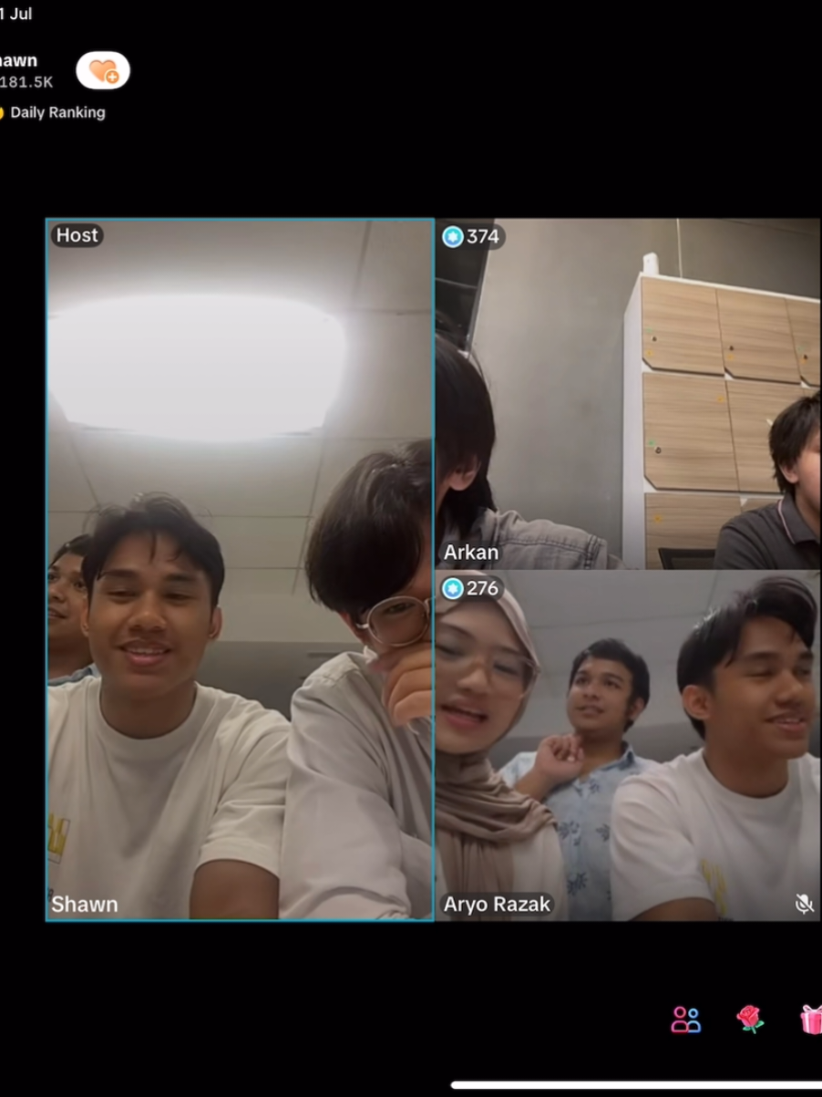 20250721 LIVE Shawn, Max, Arkan, Austin, Aryo, Nadia, dkk #cocseason2 