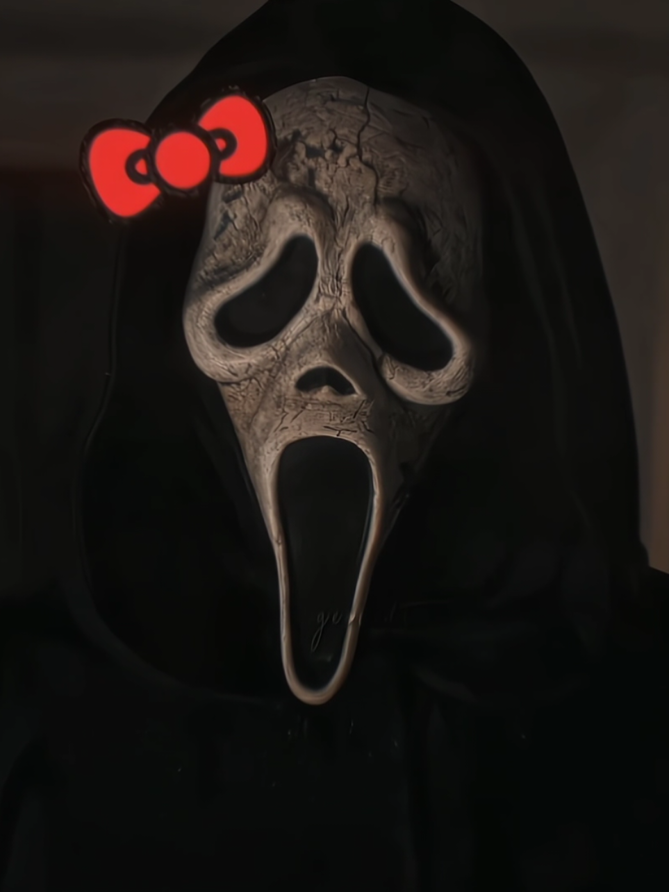 meow meow meow #ghostface #terror #screammovie #horror #edit #ghostfaceedit #fypシ #panico #cute 