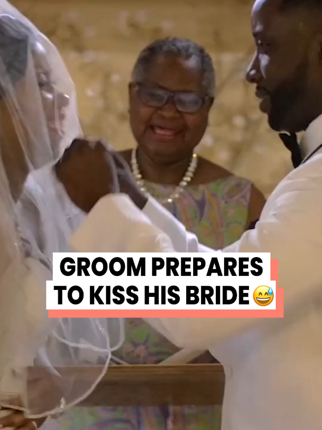 Groom prepares to kidd bride 😅 taking his sweet time... @hak_weddings via BViral #weddingday #weddingdayvibes #bride #groom #prepares #kiss #bride #groomsmen #vows