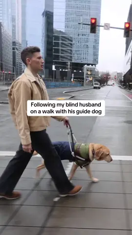 Mr Maple has been Paul’s guide dog for 4 years, but it’s hard to remember what life was like before he came into our lives #dogtok #guidedog #blind 