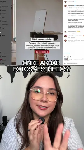 Não, a gente não tira todas as imagens do Pinterest (apesar de amar um painel bem montado). E também não paga mil reais por banco de imagem gringo. A real? 👉 O segredo tá em saber onde procurar — e em usar com responsabilidade. Aqui na MoBrand, a gente mistura: 📌 Plataformas com curadoria (tipo DUPE e Cosmos) 📌 Pinterest raiz (pra referência, não pra roubar imagem alheia) 📌 IA com prompts afiados (porque às vezes a imagem perfeita ainda não existe) E claro: tudo isso com olho estratégico e respeito aos direitos de uso. #marketingdigital #marketing #conteudo #socialmedia #mentora 