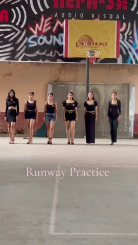 En Vogue season 11 on the way #model #runwaywalk #fashion #catwalk #training #practice #@House of Fashion Nepal @En Vogue Events 