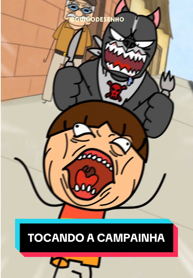 Quando tocava a campainha e saía correndo 🤣 . . #humor #desenhoanimado #comedia #animacao #animação #creatorsearchinsights #animacaotiktok #cartoon 