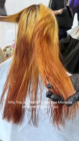 Not all salons offer real color correction because not everyone can do it right. When your hair is on the line, choose the ones who understand pigment, not just paint over it.