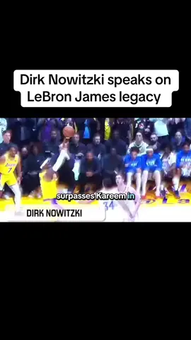 Dirk Nowitzki speaks on LeBron James legacy 🔥 Does he make some valid points ? Who is your hoat? Let me know 🤔 #lebronjames #dirknowitzki #lebron #bron #michaeljordan #jordan #jordans #kingjames #lebronjamesfan #lebronfans #basketballdebate #sportsdebate #basketball 