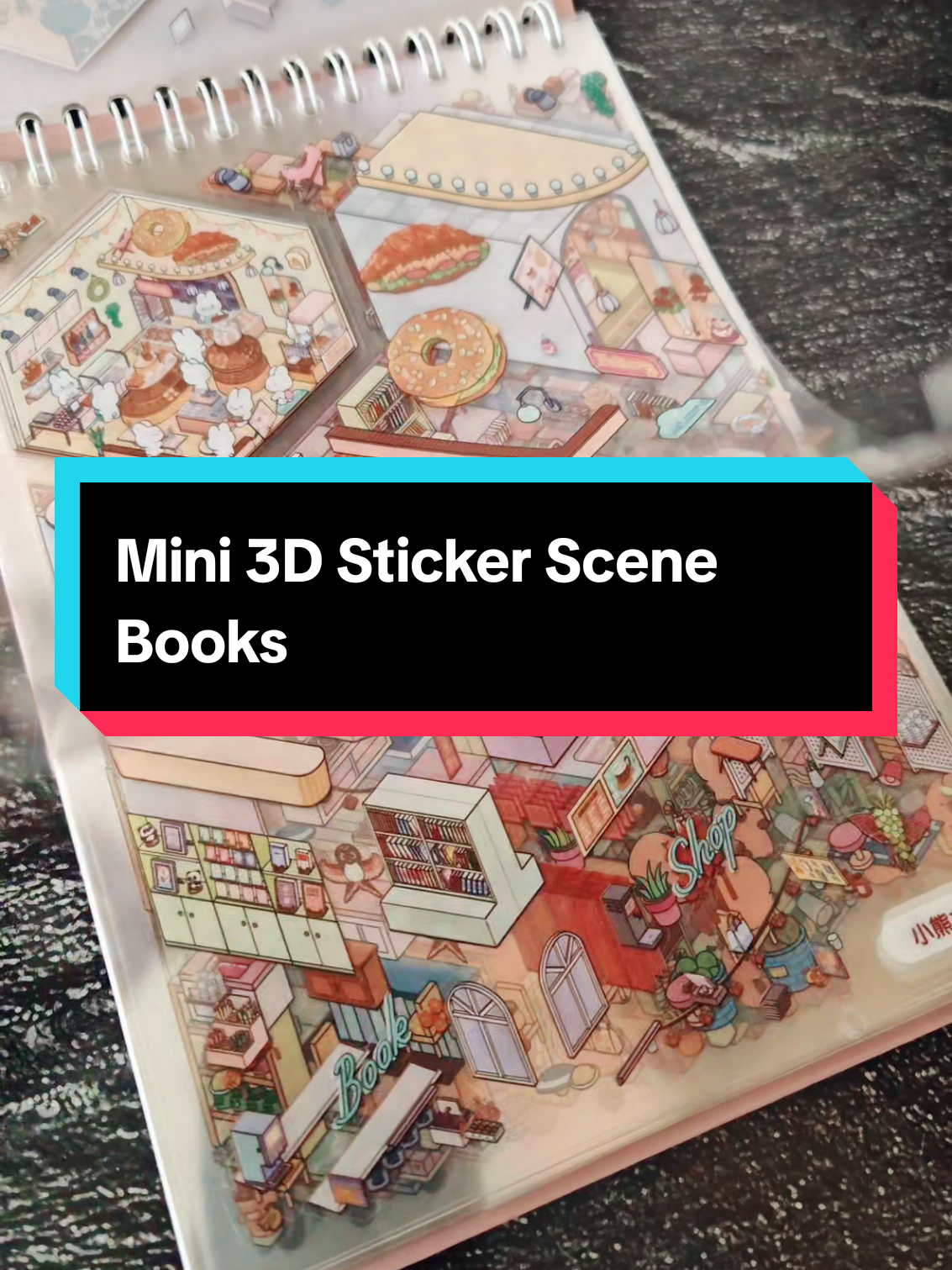 Creative scene sticker books #creativescene #creative #craft #stickers #stickerbook #3dsticker #spotlightfinds #spotlight #tiktokmademebuyit #craftersoftiktok #stickerscene #miniature #miniaturestickers 