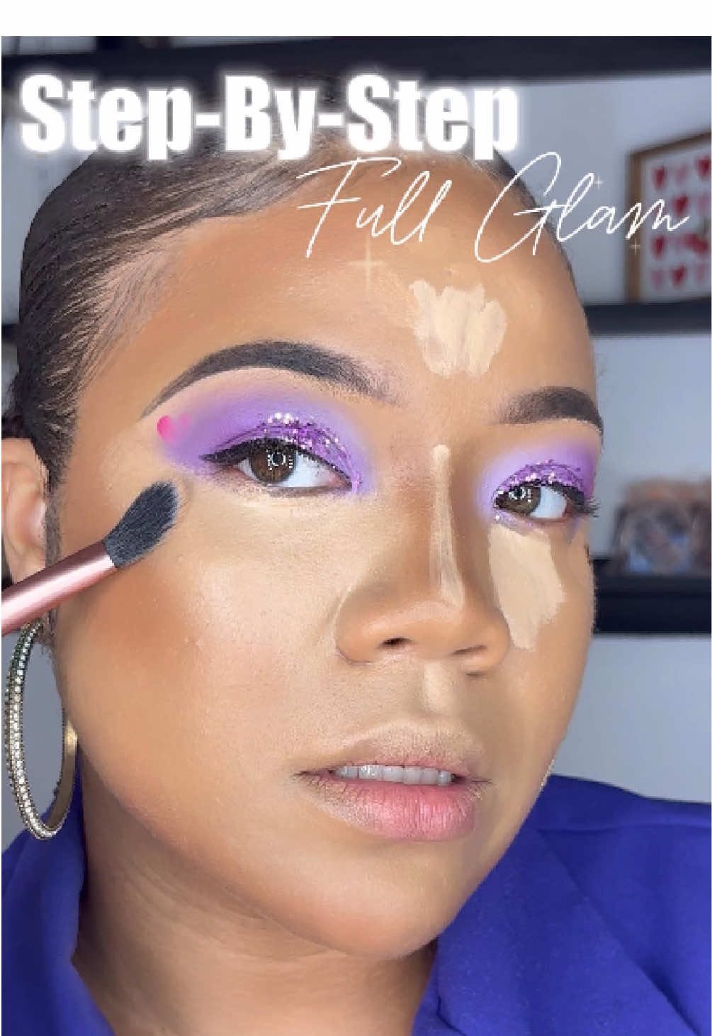 Let’s talk full-glam✨💄 — From prepping the skin to locking it all in, I’m walking you through my ultimate, step-by-step foundation routine that gives smooth, photo-ready results every time. Think full coverage, buttery blending, and a glow that hits just right. Come for the glam, stay for the blend. My favorite part is blending out concealer. There's just something about bouncing that sponge and watching everything melt together — it’s pure magic. The way it lifts, brightens, and snatches? Obsessed.🥰 Product Details ✨Elfcosmetic Dewey Setting Spray ✨tarte cosmetics Concealers ✨Maybelline New York Fit Me Foundation & Pressed Powder ✨@madebymitchell - Curve Case - Medium ✨Sephora Finish Powder ✨ONE SIZE Sweet Honey Setting Powder ✨Black Radiance Beauty Contour Palatte @Black Radiance @ONE SIZE BEAUTY @sephora @tarte cosmetics @Maybelline NY @NYX Professional Makeup  #fullglam #foundation #foundationroutine #MakeupTutorial #FlawlessFoundation #FullGlam #MakeupRoutine #ViralMakeup #BlendThatConcealer #MakeupTransformation #BeautyTok #GlowySkin #BaseGameStrong #SnatchedLook #UndereyeBrightening #MakeupLover #BeforeAndAfterMakeup #MakeupArtistLife #MakeupMagic #SlayTheBase #MUAHacks #BlendToPerfection #MakeupGoals