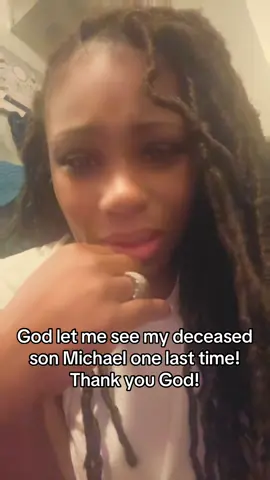 As soon as I woke up I recorded myself therefore I won’t forget details. God let me see my deceased son Michael one last time. I loss my son on September 5, 2020 in a car accident. Since his passing he’s been with me. The pain of losing a child is unbearable. I didn’t want to live no more. When I surrendered to god and gave him all my worries, GOD HEALED ME! He took all of my pain away. To all the mothers that loss a child give your pain to God. He will deliver you, and give you peace. #godislove #godisgood #godlovesyou #god #jesus #jesuslovesyou #godisgood #godsplan #godfirst #jesus #jesuslovesyou #jesuschrist  #godundestandsyou #godisalwayswithyou #trustgod #godfavoryou #fyp #foryoupage   PS: Excuse the tissue that got stuck on my nose ring.