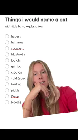 Sunday boredom at its peak. These are all of the things i would name a cat with little to no explanation. Only better ideas allowed in the comments #cat #catsoftiktok #catnames #notes #greenscreen 