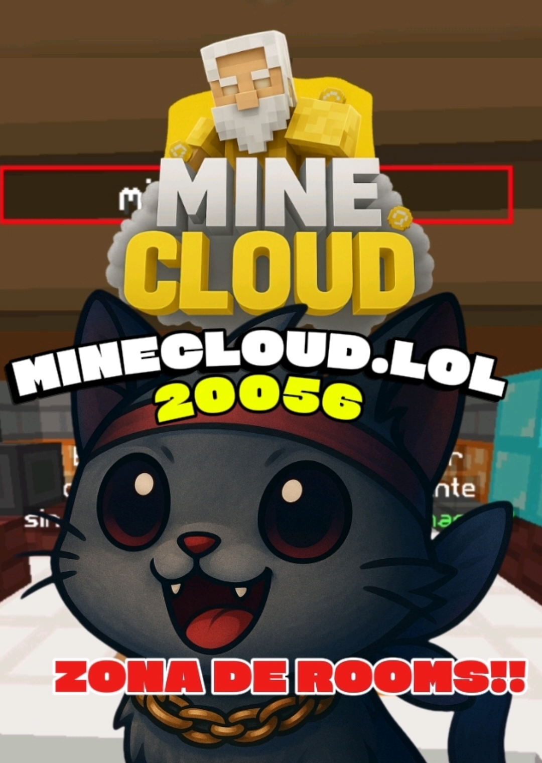 las NUEVAS ROOMS de mi SERVIDOR de MINECRAFT | MINECLOUD #SoySatux #minecloud #Minecraft #boxpvp #secretos #roomsmc #parati 