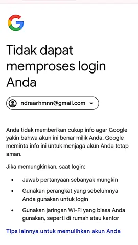 akun kalian kaya gini? lupa sandi nomor email ga aktif semua permasalahan bisa dibenerin ya, proses akun dlu #jasapemulihanakun #jasapemulihan #googlevda #googledihack #recovery #fyp 