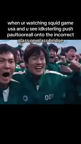 it had to be done.. #squidgames #fy #idksterling #paultooreall 
