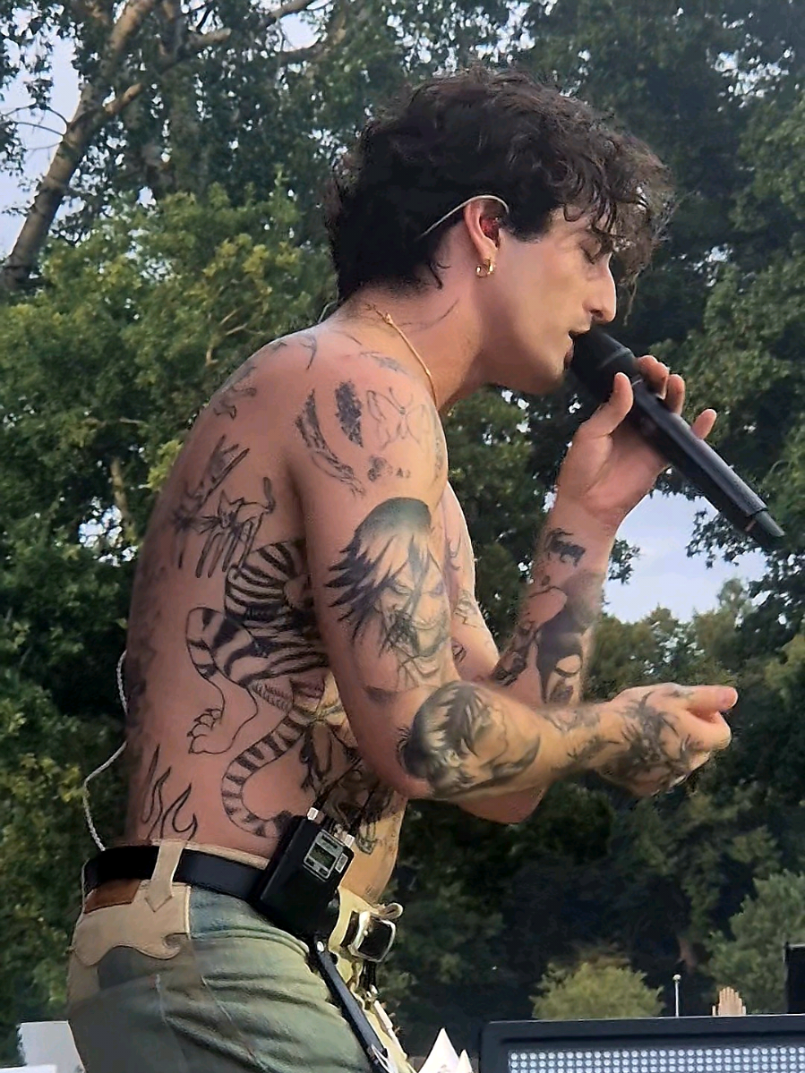 Tangerine - Damiano David aux Vieilles Charrues  @Damiano David @VieillesCharrues  #Damiano #DamianoDavid #Charrues2025 #Festival #VieillesCharrues #France #Tangerine 