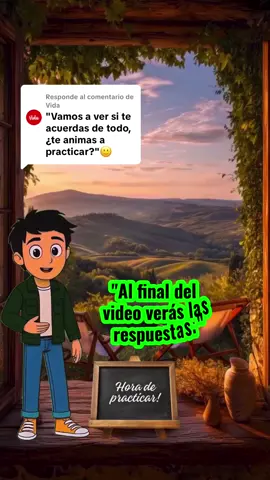 Respuesta a @Vida Hora de practicar lo aprendido. #ingles #inglesfacil #AprendeEnTikTok #clasesdeingles #parati #fyp #tiktok #fraseseningles #InglésFácil 