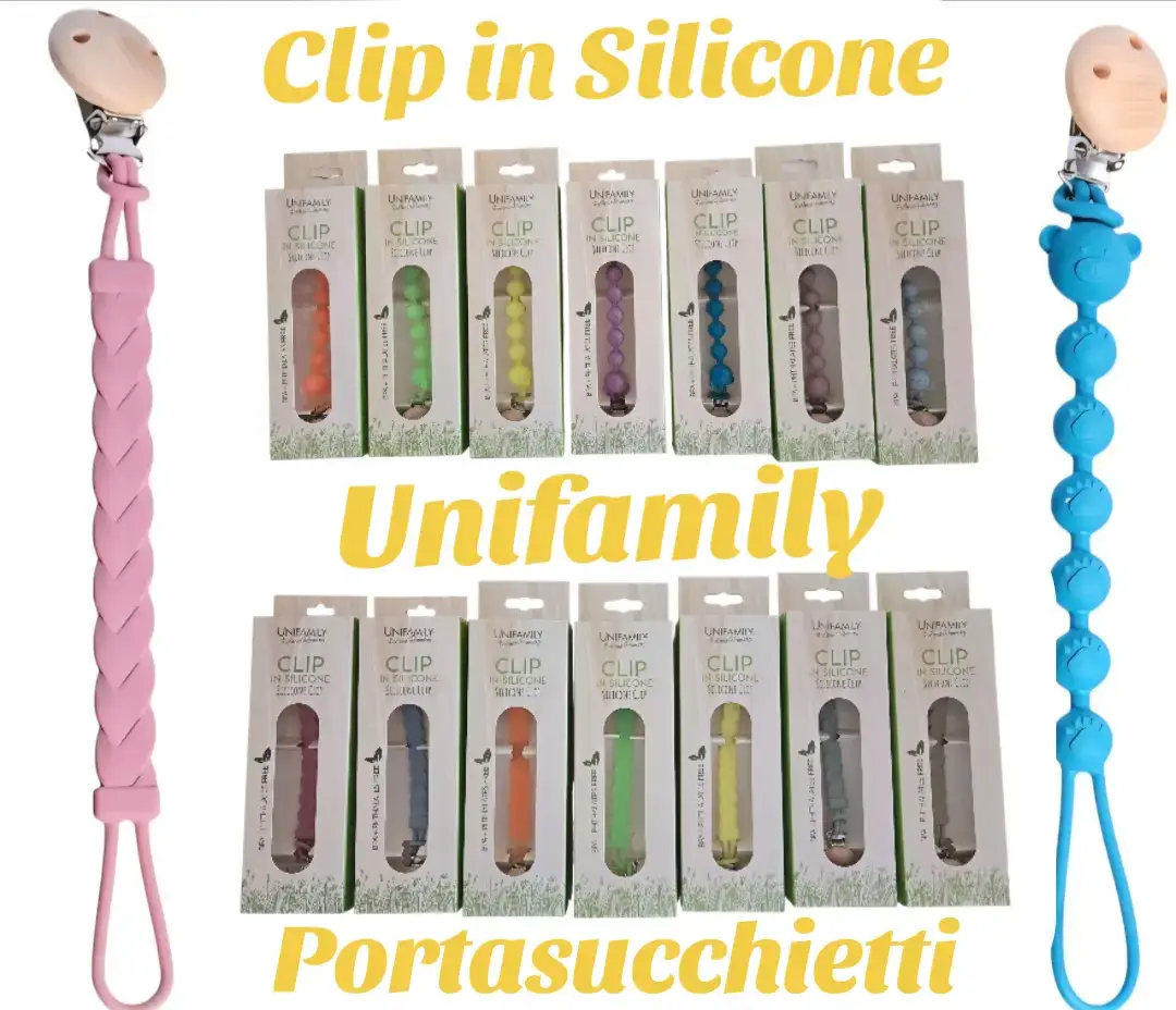 Le nuove catenelle portasucchietto in Silicone by Unifamily 