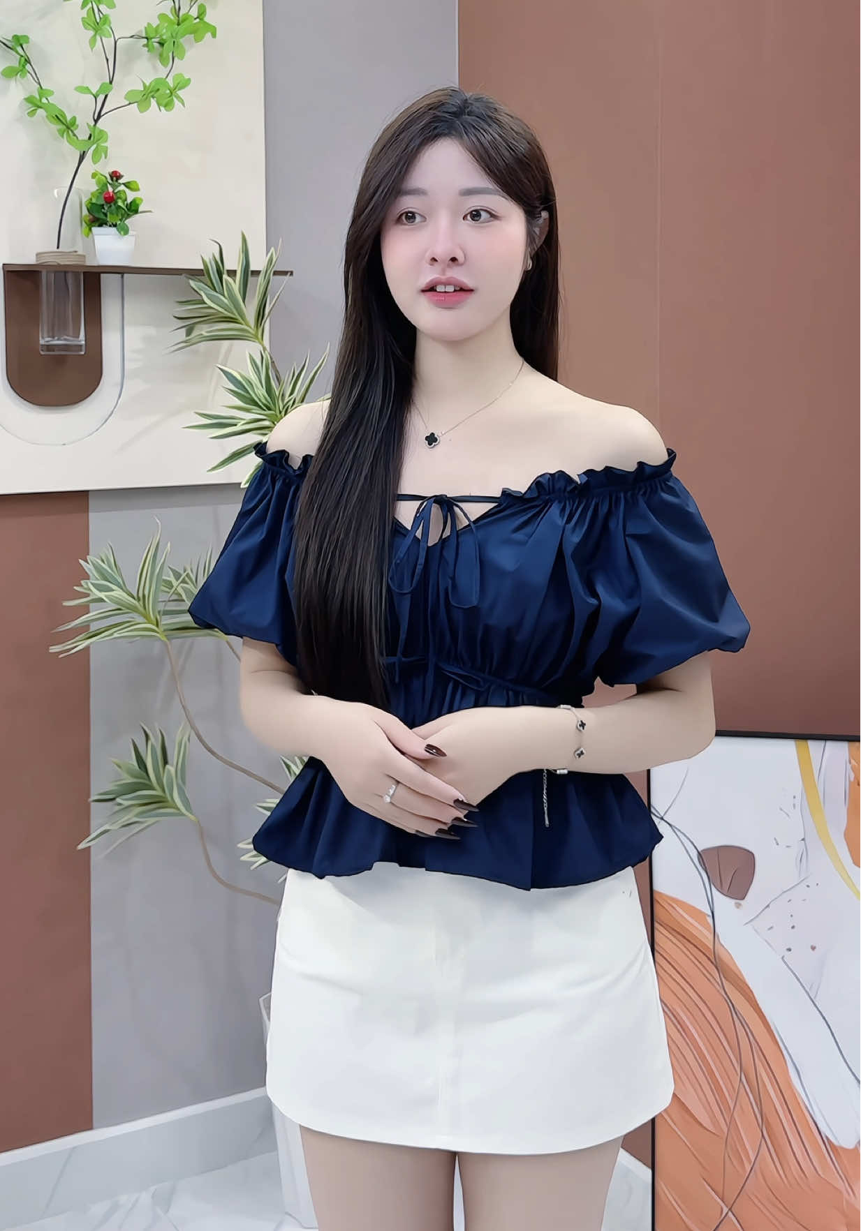 Áo babydoll tay bồng mặc điệu xinh 💕 #aobabydollxinh #aobabydoll #aoxinh #aoxinhchonang #xuhuong 