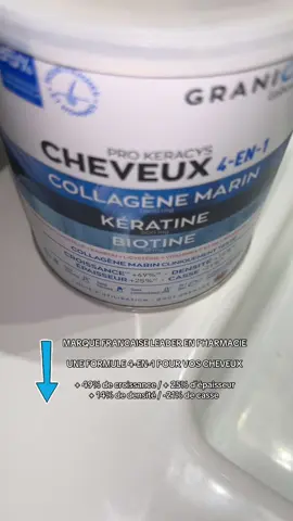 GRANIONS PROKERACYS Cheveux 4 en 1 - Complement Alimentaire Cheveux - Collagene Marin, Biotine, Selenium, Keratine, Zinc, Vitamine B6 - Pousse Cheveux - Collagene Soin Cheveux - Goût Grenade - 300g Sans gluten , sans colorant , sans lactose , sans conservateur  Testé gratuitement  Dispo ici pour toi sur tiktok shop 