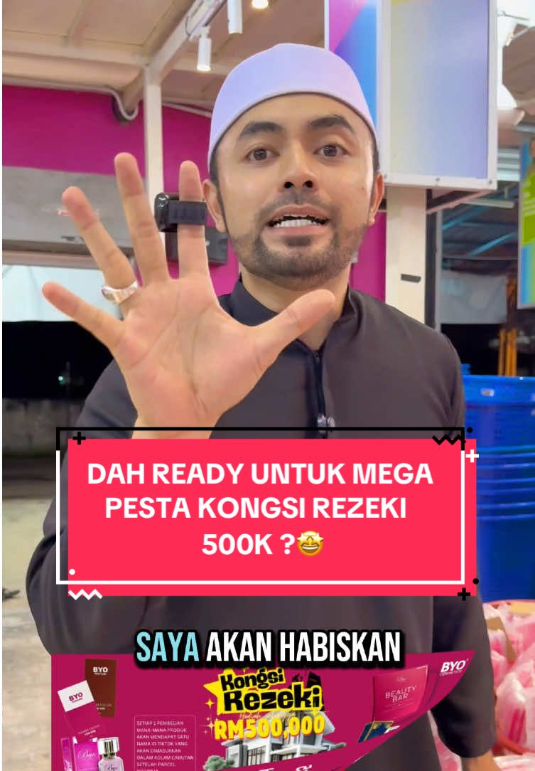 BERUNTUNG! Allah dah lalukan video ni dekat FYP Ibu Ayah Abg Akak🤩 Dah ready ke untuk Mega Pesta Kongsi Rezeki? Masih sempat lagi Ibu Ayah😍 Tekan dekat beg kuning sekarang‼️  Tertakluk terma & syarat #bossyen #bossyeen #pestakongsirezeki #kongsibersama #followers 