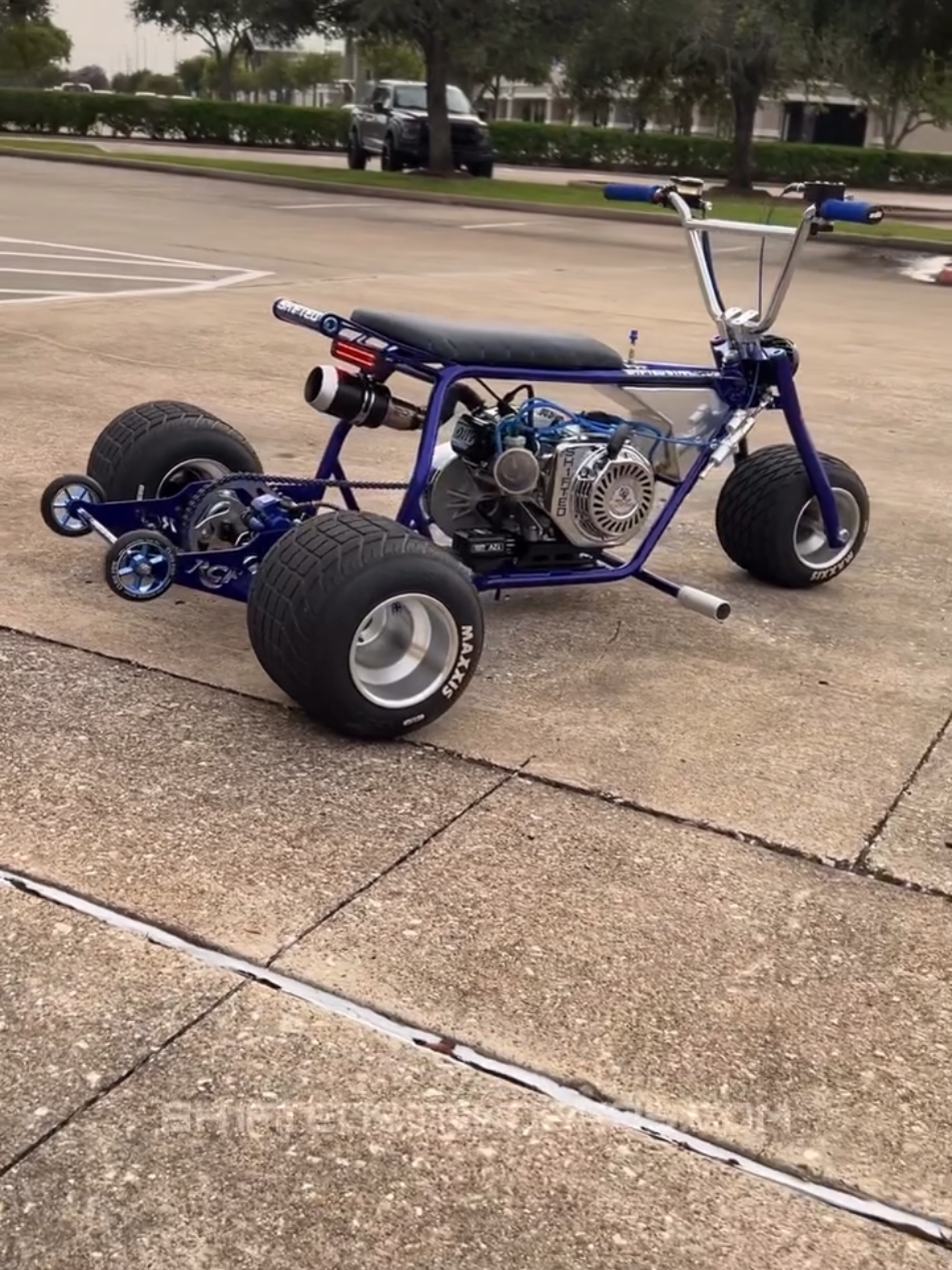 This ain’t your average Monday ride.  #sh1ftedstandards #shiftedstandards #minibikes #minibikelife #minibikesociety #minibikelifestyle #rcfminibikes #smallengine #trikelife #exhaust  #predator212 #nibbiracing #arts  #stance #rcf #trikes #maxxis #drag #rcfminibikes #custom #art #fyp #fypシ゚ #viral #custom #😎😎😎 #houstontx #texas #blue #fff 