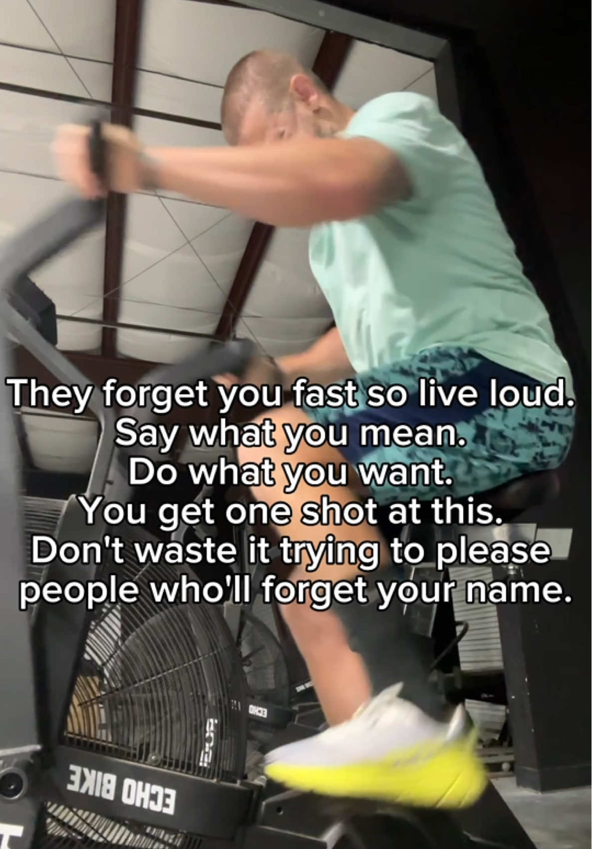 💪🏻They’ll forget your name but you’ll live with the regrets. So live loud. Be bold. Chase what’s real. This life is yours, not theirs.  • • • • #LiveLoud #NoRegrets #BeAuthentic #DoYou #fyp 