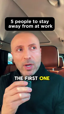 5 people you should stay away from at work! #bademployees #careeradvice 