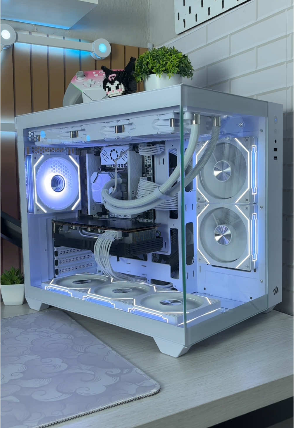 Feliz demais com essa conquista 🥹🤍 #pcgamer #pcbuild #setupgamer #pcgaming #whitesetup #pcbuild #f 