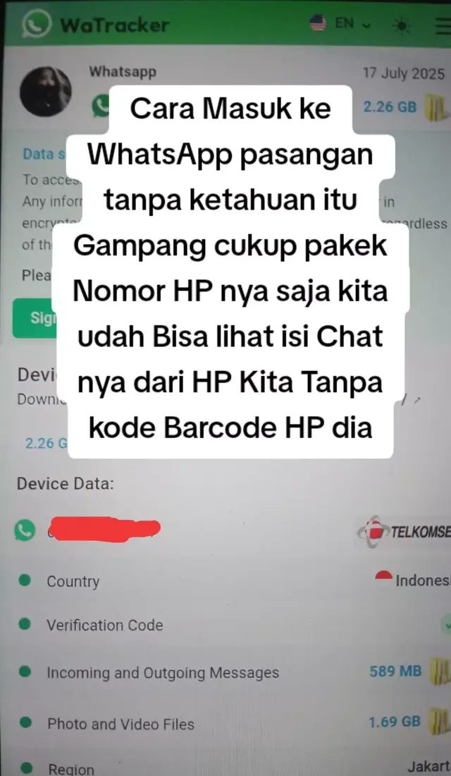 pantau pasanganjarak jauh tanpa ketahuan#sadapwa #foryou  #jasasadapsosmed  #galaubrutal 🥀 #fyp  #xybca #jasasadapwajarakjahu😜😜 